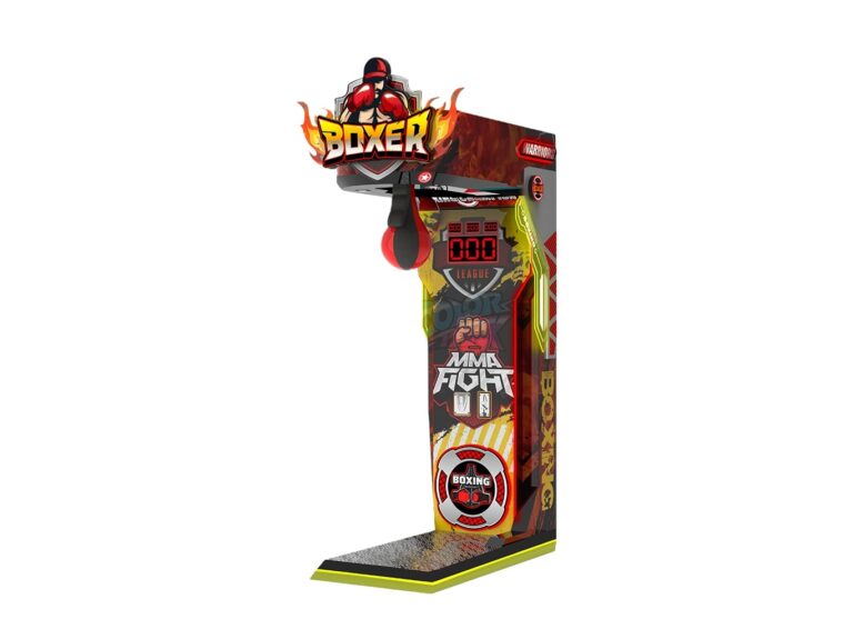 Boxer coin-operated punching arcade machine