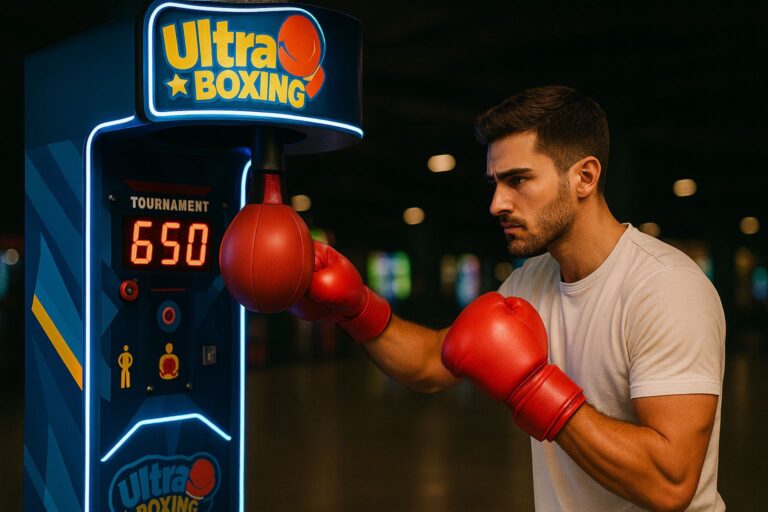 arcade punching machine average score