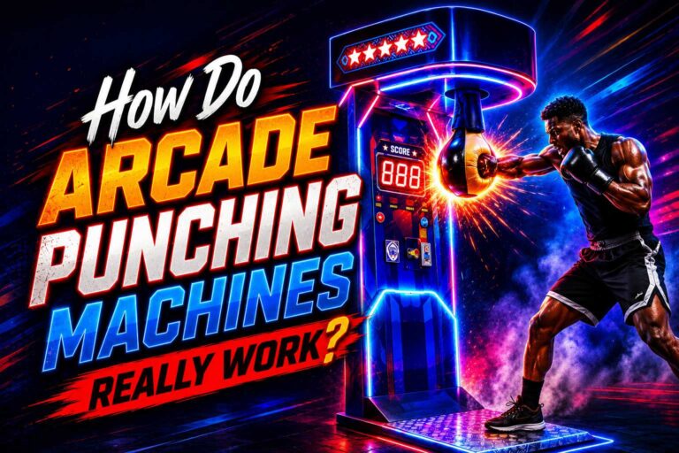 How arcade punching machines work banner